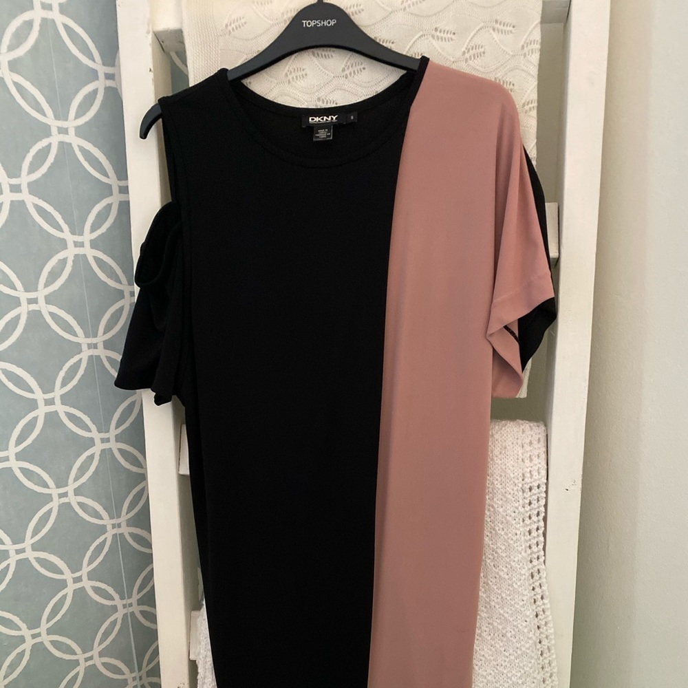 DKNY Shift Dress with open shoulder Small